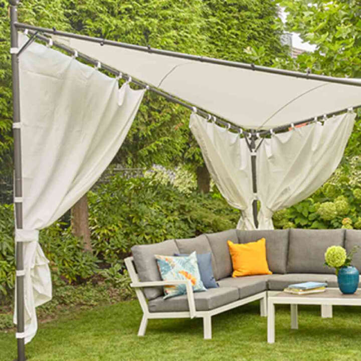 SIENA GARDEN Seitenteile zu Pavillon "Berlino" 4x4